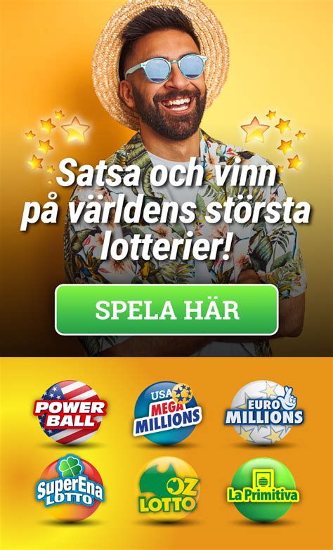 Spela på lotterier online.
